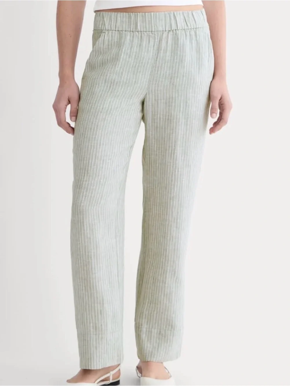 EVERLANE- WOMEN’S EASY 100% LINEN PANTS-XXL